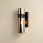 Edison Silver Glass Wall Light Main Lifestyle