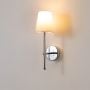 Tamb Wall Sconce 1 light Fixture Chrome Main Lifestyle