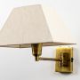 Classy Golden Antique Bedside Wall Sconce Closeup