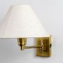 Classy Swivel Antique Bedside Wall Sconce Closeup