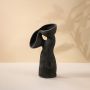 Atavistic Black Ceramic Vase
