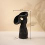 Atavistic Black Ceramic Vase