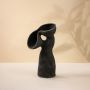 Atavistic Black Ceramic Vase
