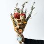 Banksia Ball - Sunflower Mix Flower Valentine BouquetHand Image