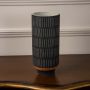 Black Scandinavian Ceramic Vase