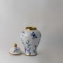 Blue & White Floral Jar - Small