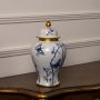 Blue & White Floral Jar - Small