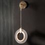 Crystal Rose Gold Wall Light
