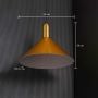 Dome Shape Metal Hanging Pendant Light