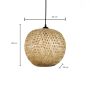 Earth Glow Bamboo Pendant Light