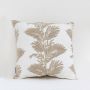 Elegantly Embroidered Cotton Cushion Cover