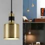 Gleam Lite Gold Metal Hanging Pendant Light