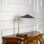 Goodman Study Lamp - Juniper Finish Light Off White Background