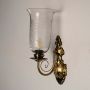 Hurricane Pineapple Vintage Style Brass Wall light