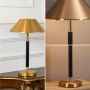 Ipari Black Metal Table Lamp with Copper Shade Lifestyle