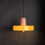Italian Retro Pendant Light - Green & Pink