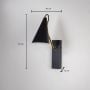 Kalika Modern Wall Sconce - Black