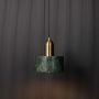 Marble Pendant Light - Green