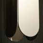 Minimalist Arch Grey Glass Pendant Light