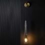 Modern Crystal Glass Baseball Bat Sconce Lamp