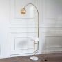 Nessa Floor Lamp for Living Room Light Off White Background