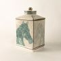 Orlov Decorative Ceramic Temple & Ginger Jar - Small Side Angle