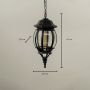 Pumpkin Outdoor Pendant Light - Large