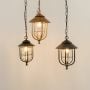 Lima Gold Outdoor Hanging Light - Large