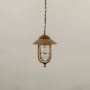 Lima Gold Outdoor Hanging Light - Large
