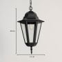 Paris Outdoor Hanging Light - large