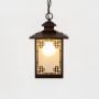 yaquina vintage outdoor hanging light light on white background
