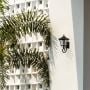 Chamber Upward Outdoor Wall Light - Black