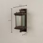 Retro Rectangular Outdoor Wall Light