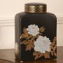 Primrose Decorative Ceramic Temple & Ginger Jar - Small Closeup 