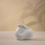 Impression White Ceramic Vase - Small