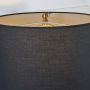 Rowan Decorative Ceramic Table Lamp - Black