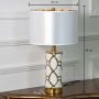 Rowan White Ceramic Table Lamp - Small
