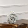 Speckled Decorative Ceramic Temple & Ginger Jar - Small White Background-1