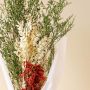 The Ruscus-Pampas Grass Mix Bouquet Closeup