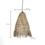 Wabi Sabi Hand Braided Pendant Lamp