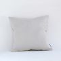 Whitish Purple Designer Embroidered Cushion Cover