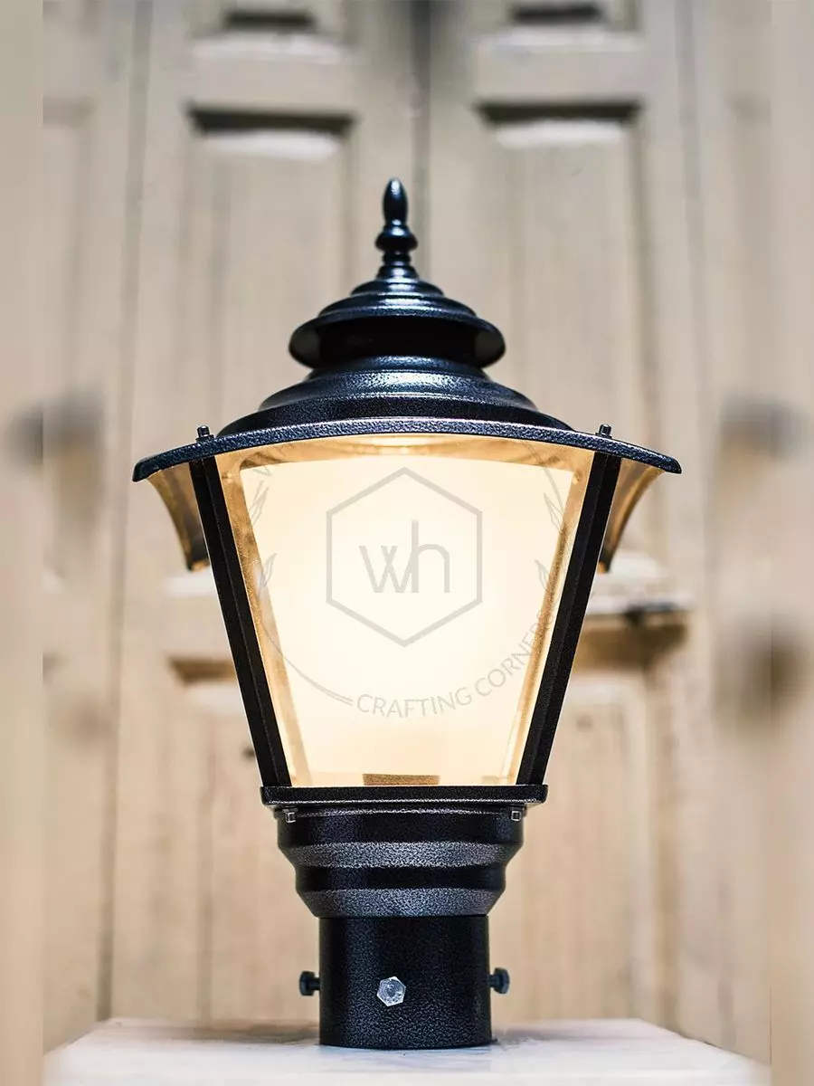 Classic Black Big Outdoor Gate Light Home D cor Whispering Homes