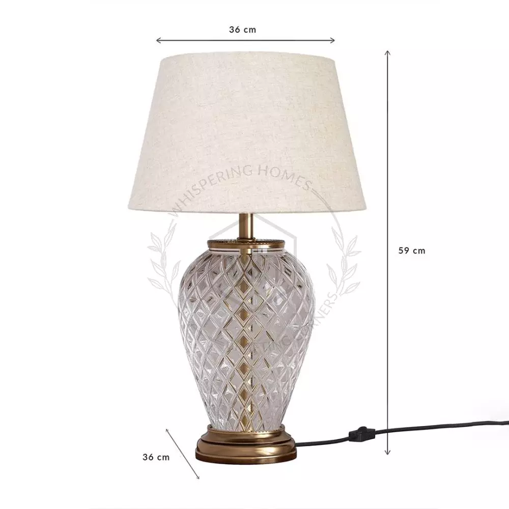 Cut glass crystal table lamps new arrivals
