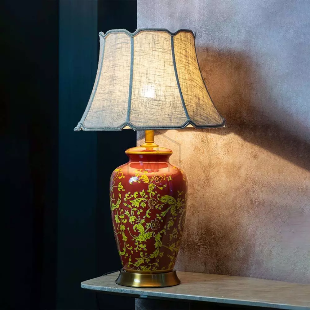 Ceramic outlet lamp shade