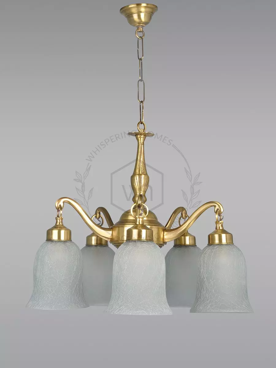 Maarte 5 Light Classic Brass Down Facing Chandelier
