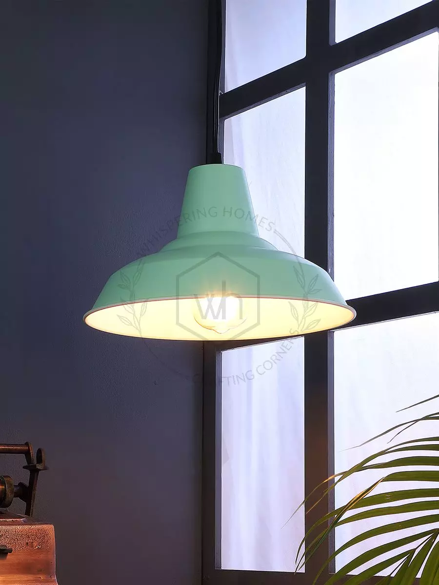 Green metal new arrivals light