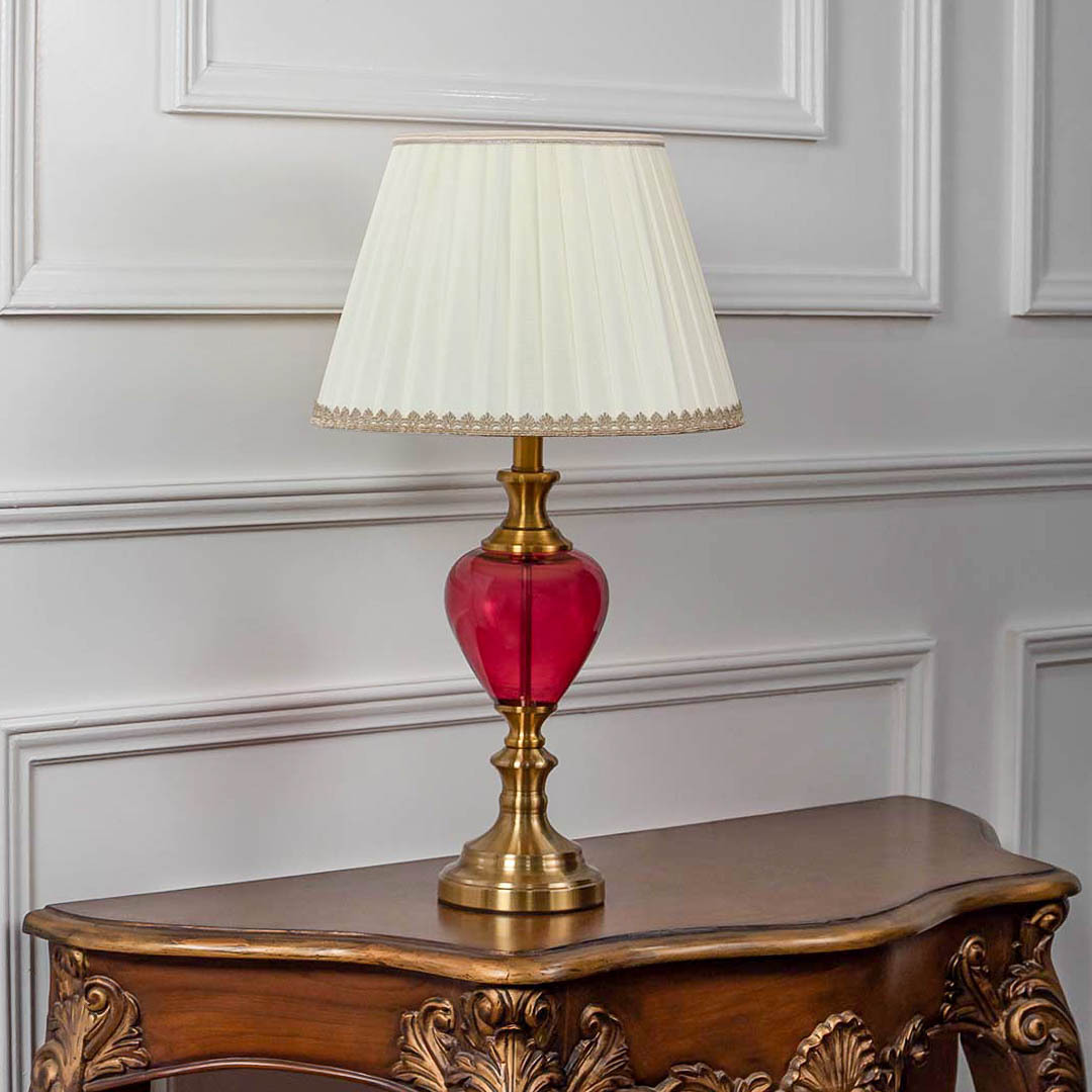 Red Table lamps for decor