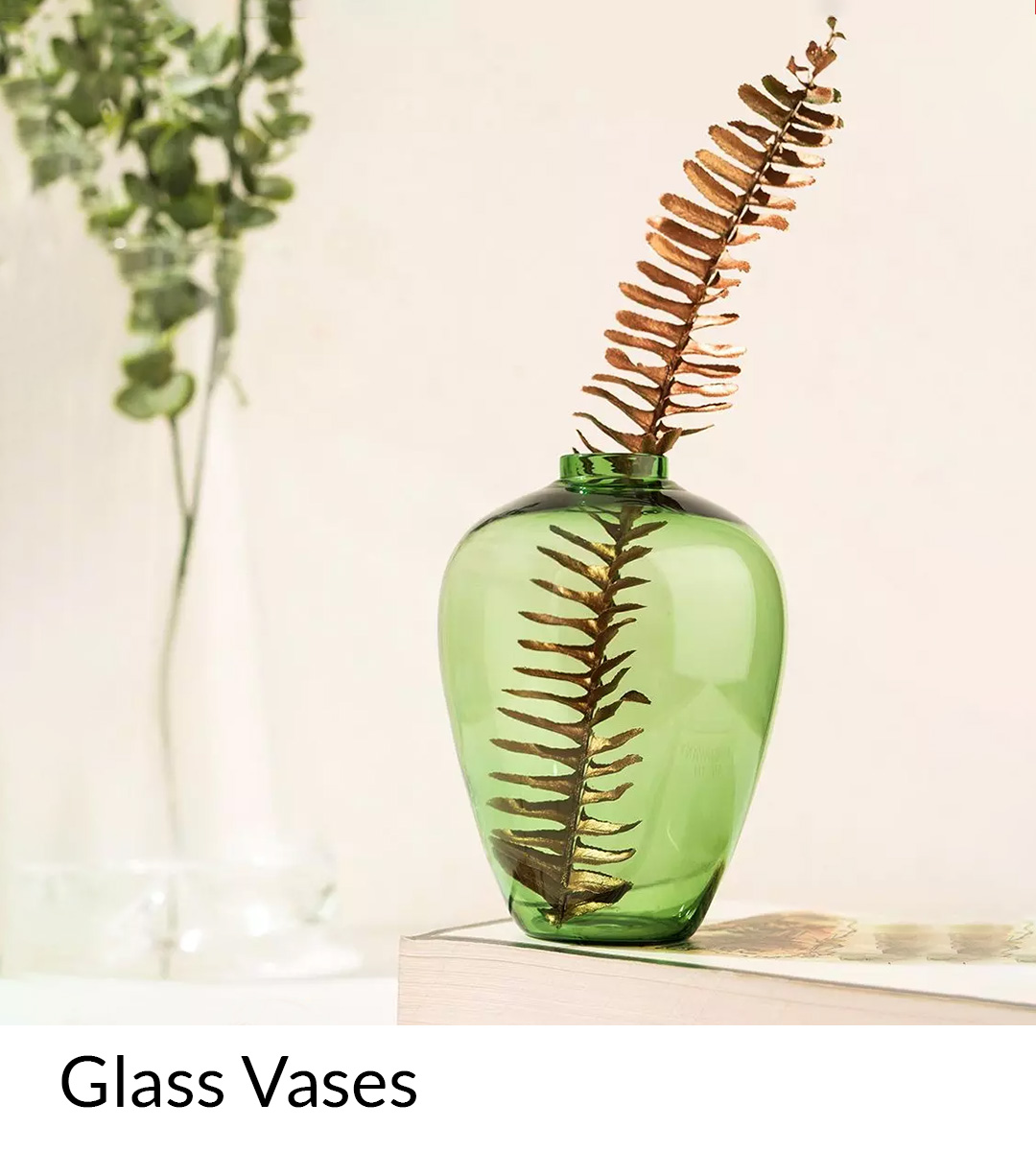 glass flower vases