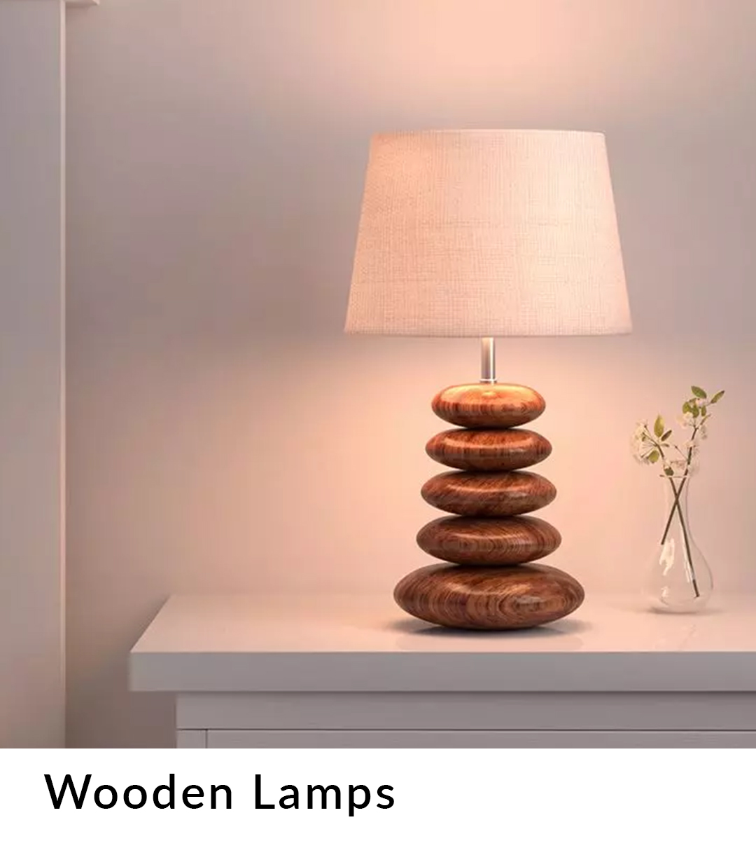 wooden table lamp