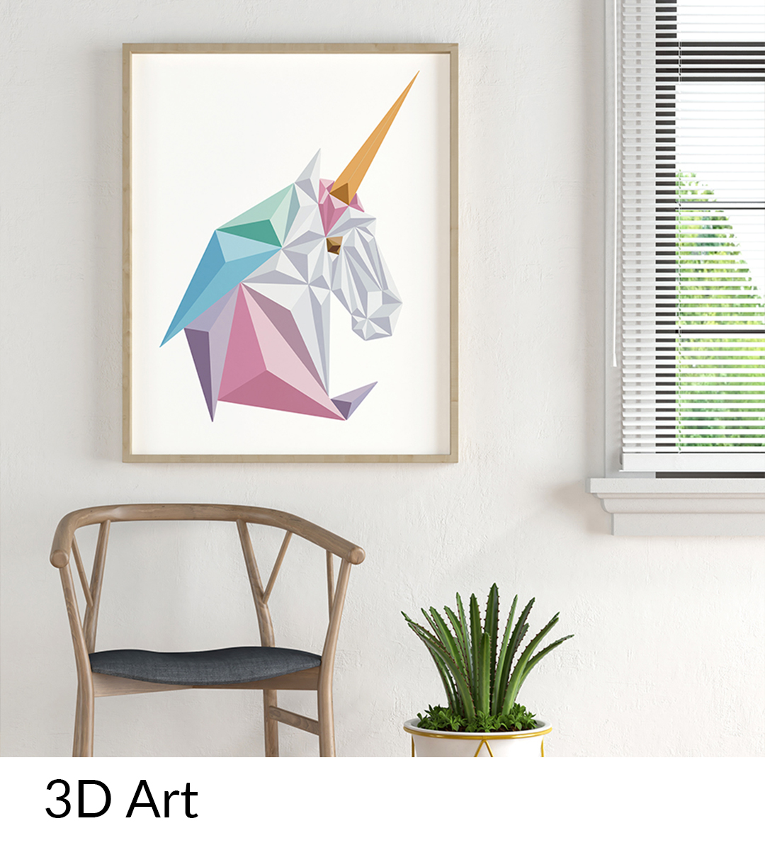 3d wall art print